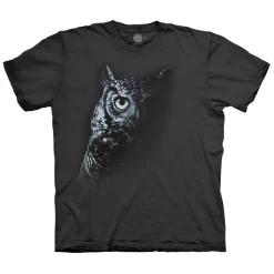 Clearance Shadow Owl Classic Cotton T-Shirt T-Shirt | Birds