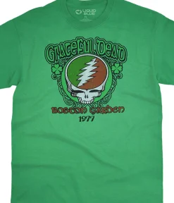 Sale Shamrock 77 Green T-Shirt T-Shirt | Grateful Dead