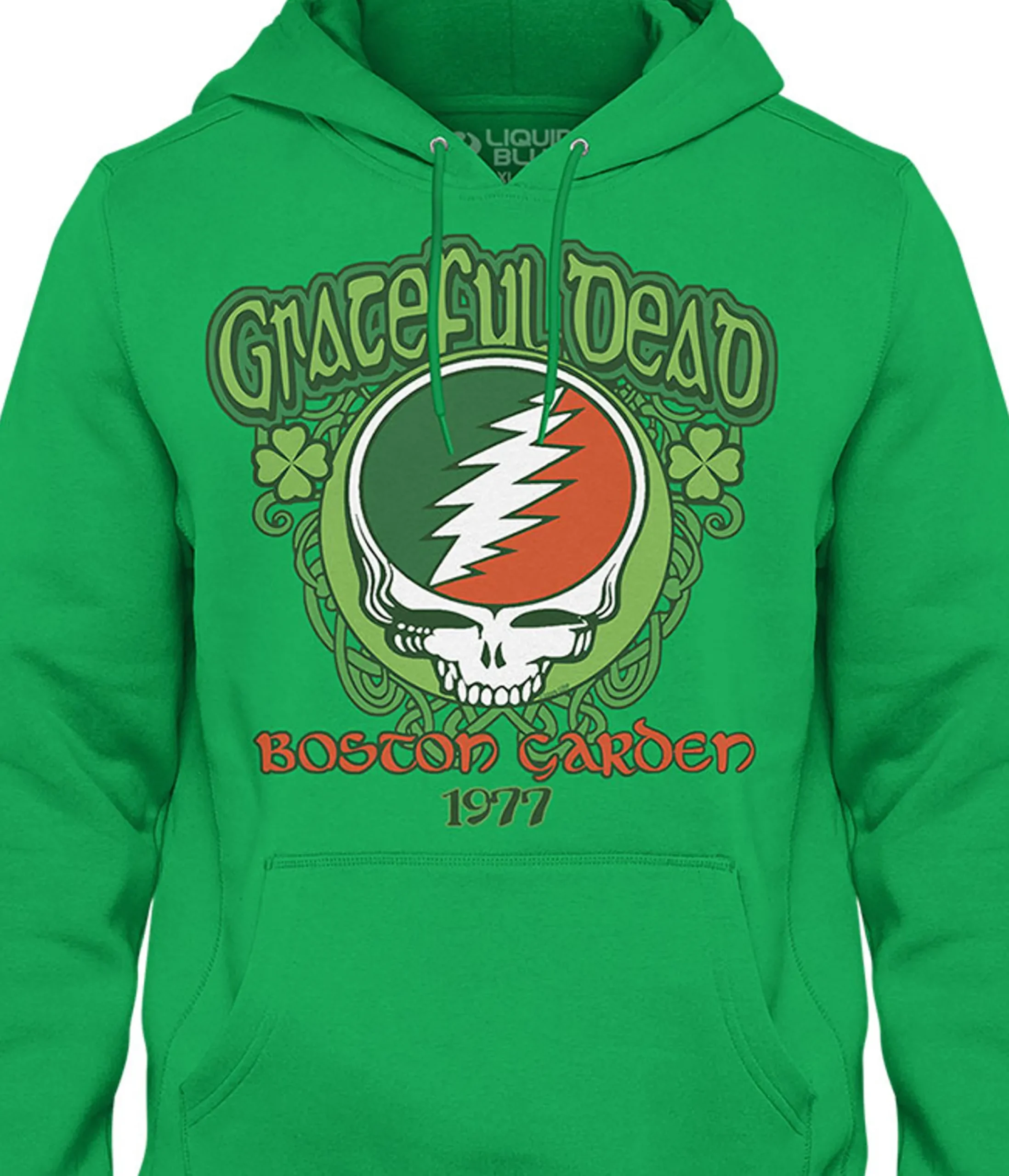 Hot Shamrock 77 Hoodie Hoodie | Grateful Dead Shamrock 77