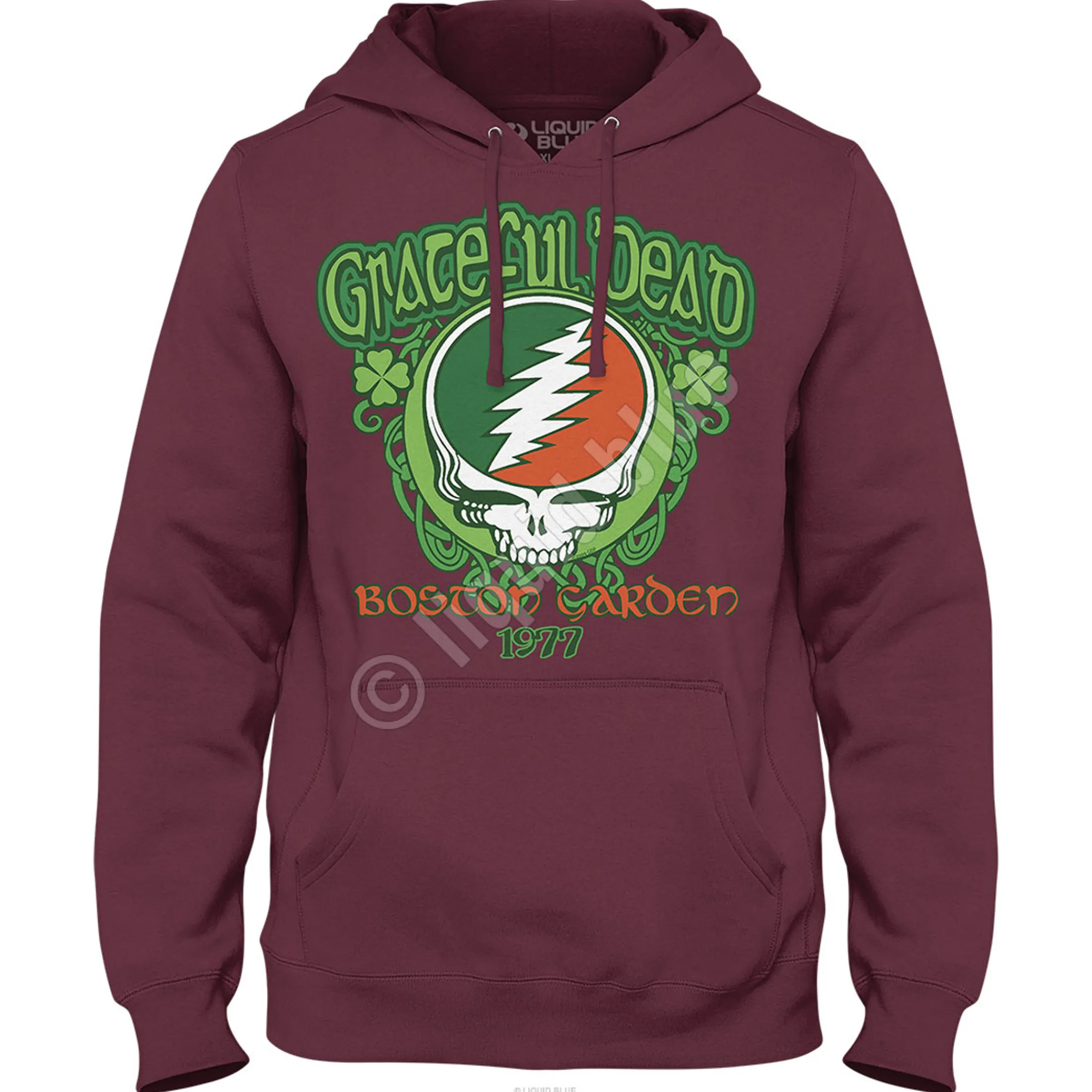 Hot Shamrock 77 Hoodie Hoodie | Grateful Dead Shamrock 77
