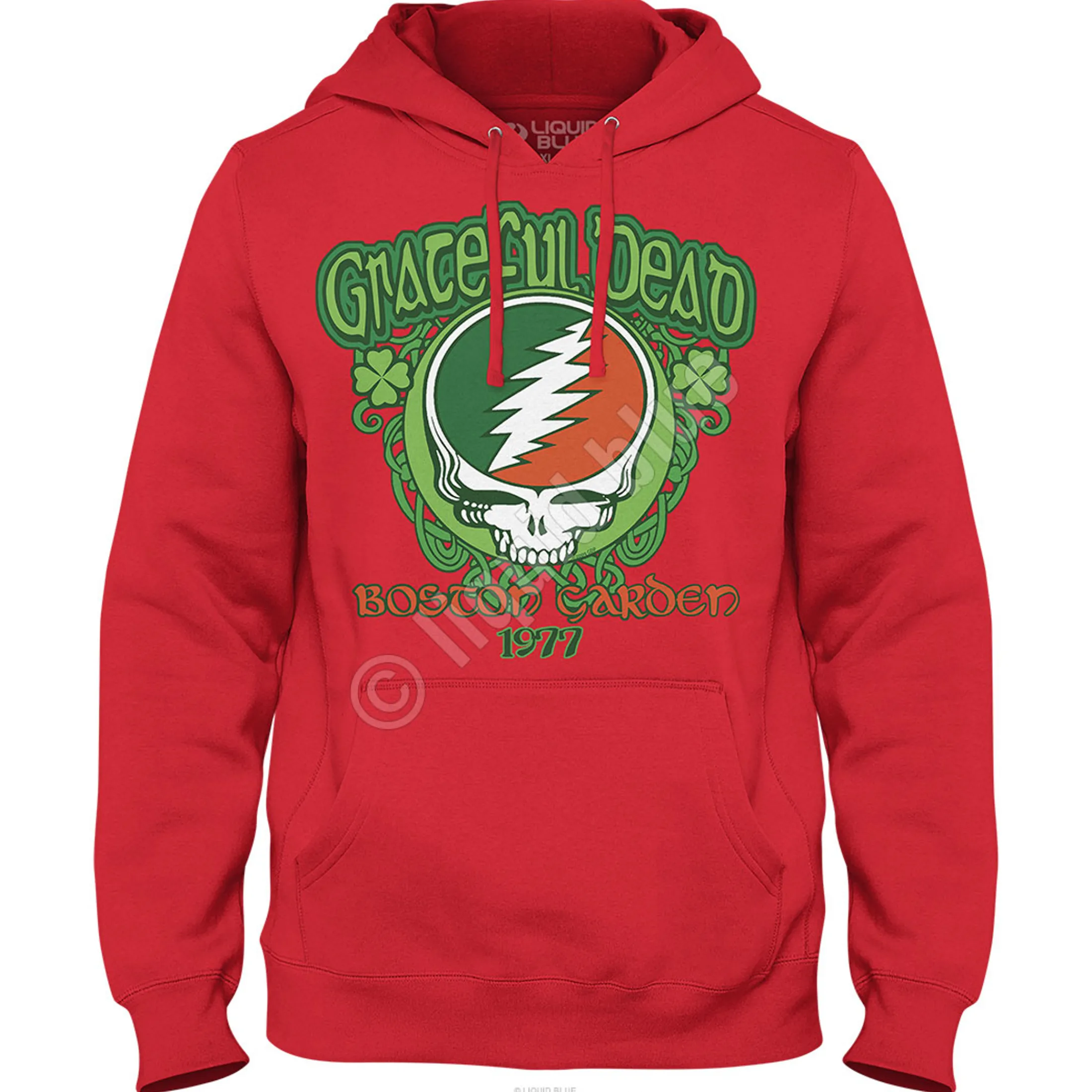 Hot Shamrock 77 Hoodie Hoodie | Grateful Dead Shamrock 77