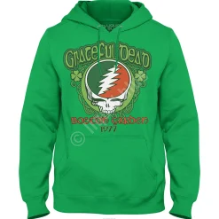 Hot Shamrock 77 Hoodie Hoodie | Grateful Dead Shamrock 77