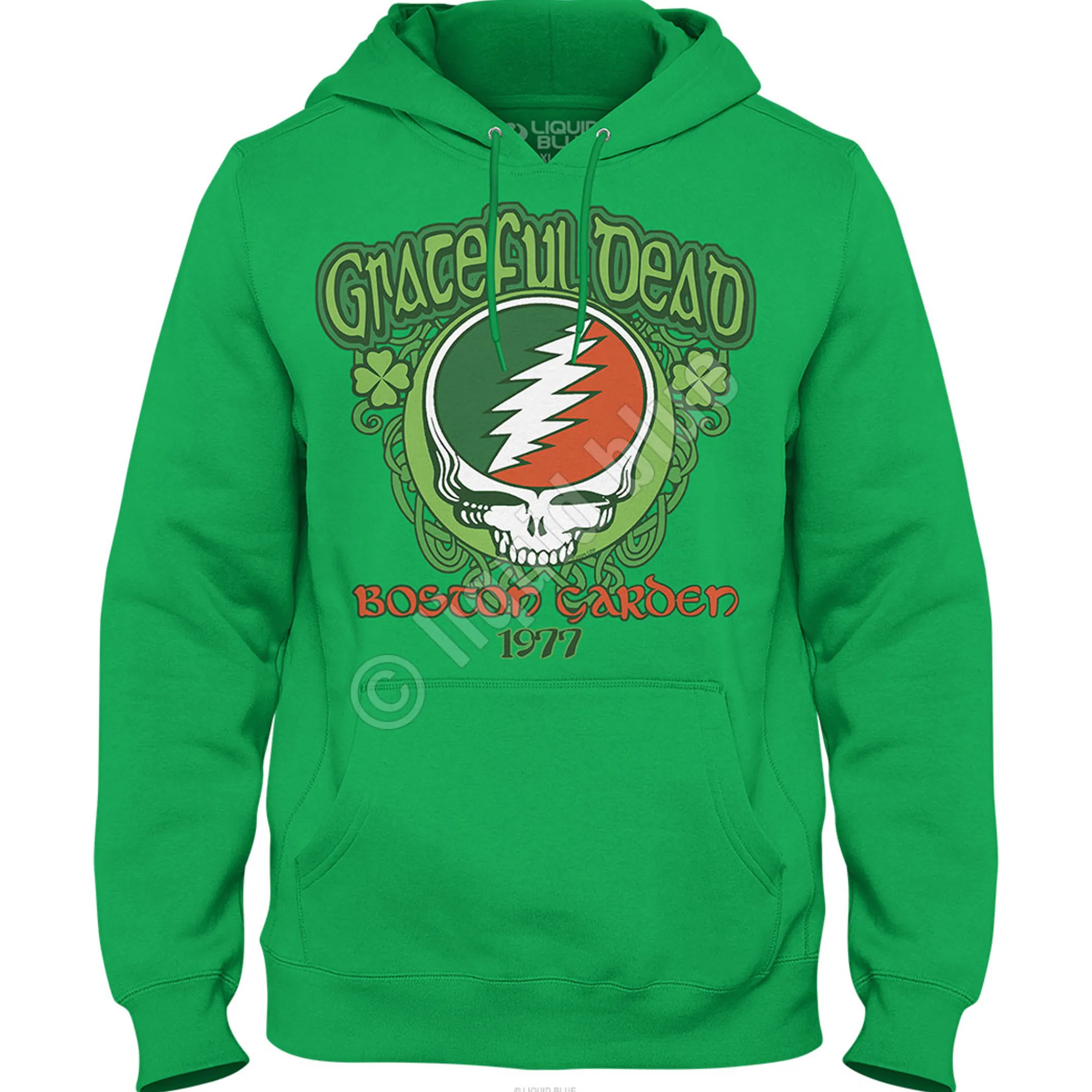 Hot Shamrock 77 Hoodie Hoodie | Grateful Dead Shamrock 77
