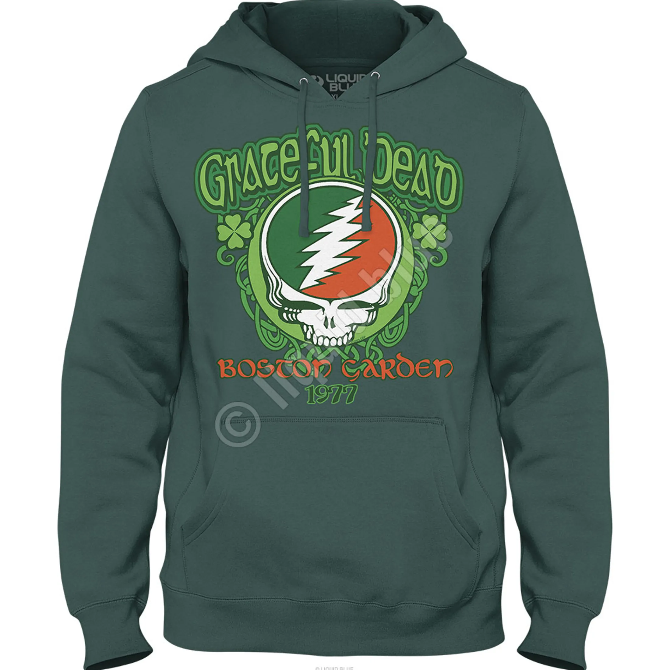 Hot Shamrock 77 Hoodie Hoodie | Grateful Dead Shamrock 77