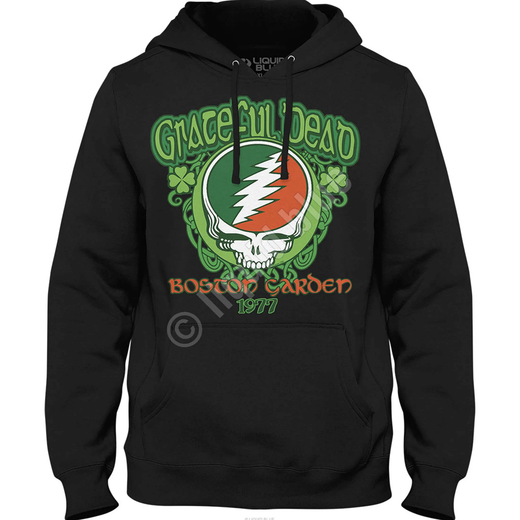 Hot Shamrock 77 Hoodie Hoodie | Grateful Dead Shamrock 77