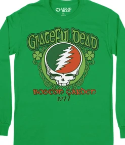 Fashion Shamrock 77 Long Sleeve T-Shirt Long Sleeve | Grateful Dead Shamrock 77