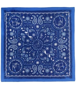 Fashion Skiing Bandana Bandanas | Liquid Blue