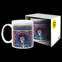 Sale Skull and Roses White Mug Grateful Dead | Classic