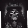 Clearance Slash Skull Black T-Shirt T-Shirt | Slash