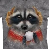 New Snowball Raccoon Kids' T-Shirt Kids Youth | Christmas