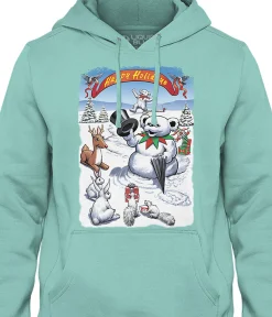 Best Snowman Bear Hoodie Hoodie | Snowman Bear