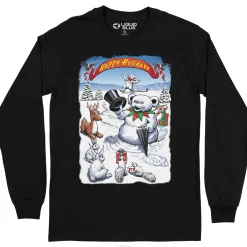 New Snowman Bear Long Sleeve T-Shirt Long Sleeve | Snowman Bear