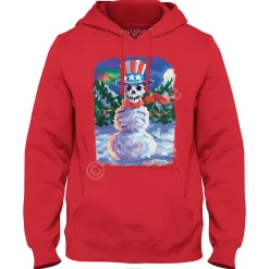 Hot Snowman Skeleton Hoodie Hoodie | Snowman Skeleton