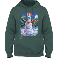 Hot Snowman Skeleton Hoodie Hoodie | Snowman Skeleton
