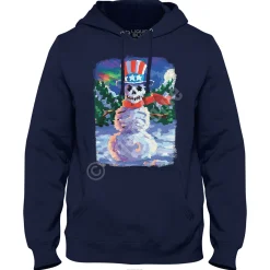 Hot Snowman Skeleton Hoodie Hoodie | Snowman Skeleton