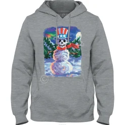 Hot Snowman Skeleton Hoodie Hoodie | Snowman Skeleton
