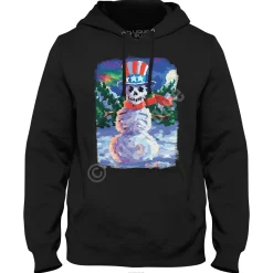 Hot Snowman Skeleton Hoodie Hoodie | Snowman Skeleton