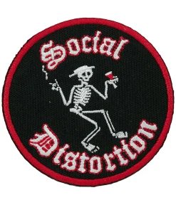 Clearance Social Distortion Skelly Patch Patches | Social Distortion