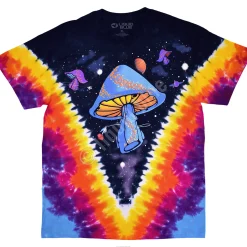 Outlet Space Shrooms Tie-Dye T-Shirt T-Shirt | Light Fantasy