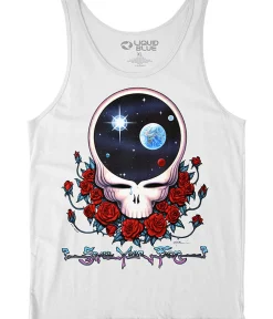 New Space Your Face White Tank Top T-Shirt Tank Top | Grateful Dead