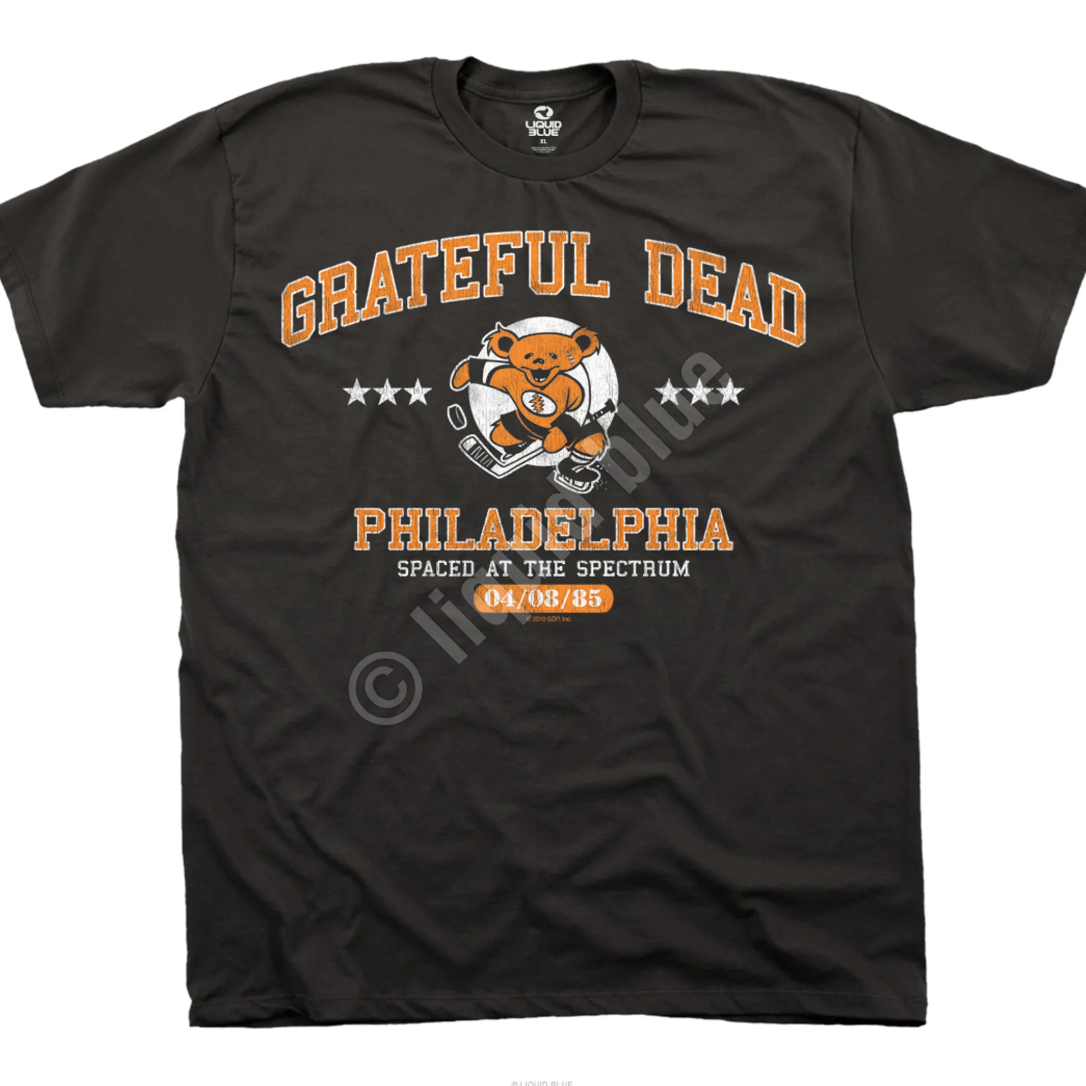 Sale Spectrum '85 Black T-Shirt T-Shirt | Grateful Dead