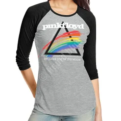 Sale Spectrum Splash Womens Raglan Heather Grey T-Shirt Pink Floyd