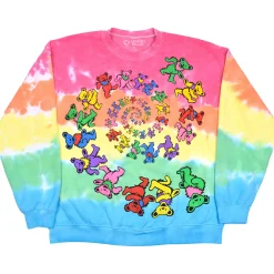 Clearance Spiral Bears Tie-Dye Sweatshirt Sweatshirt | Grateful Dead