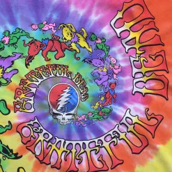 Sale Spiral Trippy Bears Tie-Dye T-Shirt T-Shirt | Grateful Dead