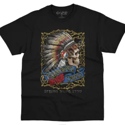 Best Spring Tour '90 Black T-Shirt T-Shirt | Grateful Dead