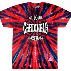 Discount St. Louis Cardinals Burst Tie-Dye T-Shirt T-Shirt | St. Louis Cardinals