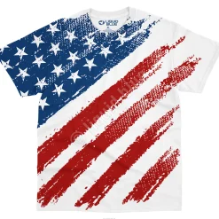 Hot Star Spangled Banner White T-Shirt T-Shirt | Americana