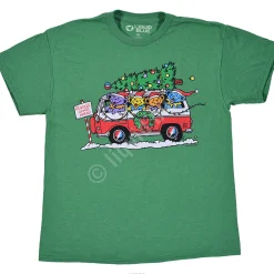 Clearance Steal Your Christmas Tree Youth Green T-Shirt Kids Youth | Grateful Dead