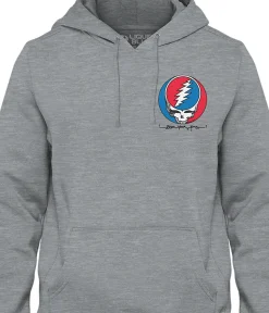 Best Steal Your Face Chest Hoodie Hoodie | Grateful Dead