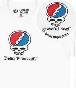 Best Steal Your Face Dead Is Better Long Sleeve T-Shirt Long Sleeve | Grateful Dead