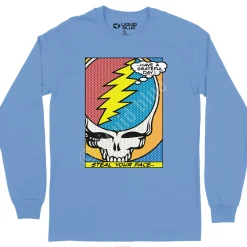 Fashion Steal Your Face Pop Art Long Sleeve T-Shirt Long Sleeve | Grateful Dead