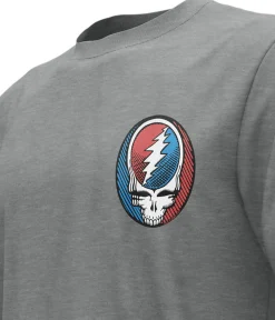 Clearance Steal Your Face Underground Chest T-Shirt T-Shirt | Grateful Dead