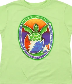 Clearance Steal Your Turtle Green T-Shirt Kids Youth | Grateful Dead