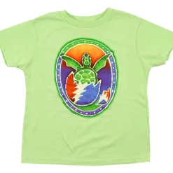 Clearance Steal Your Turtle Green T-Shirt Kids Youth | Grateful Dead
