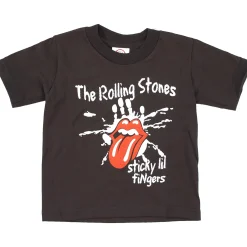 Discount Sticky Lil Fingers Toddler Black T-Shirt Kids Toddler | Rolling Stones