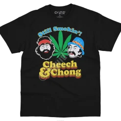 Clearance Still Smokin Black T-Shirt T-Shirt | Cheech And Chong