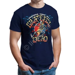 Best Strutting Skelly Navy T-Shirt T-Shirt | Grateful Dead