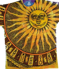 Discount Sun Moon Tie-Dye T-Shirt T-Shirt | Space