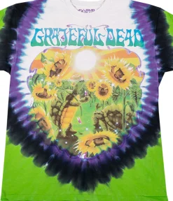 Sale Sunflower Terrapin Tie-Dye T-Shirt T-Shirt | Grateful Dead