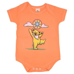 Sale Sunny Bear Orange Onesie Kids Onesies | Grateful Dead
