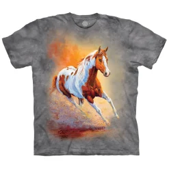 Fashion Sunset Gallop Classic Cotton T-Shirt T-Shirt | Horses