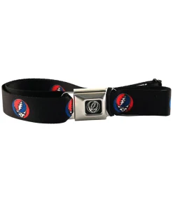 Fashion SYF Logo Seatbelt Belt Black Belts | Grateful Dead