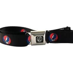 Fashion SYF Logo Seatbelt Belt Black Belts | Grateful Dead