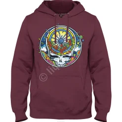 New SYF Wheel & Roses Hoodie Hoodie | Grateful Dead