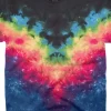 Hot Symmetrical Rainbow Youth Unprinted Tie-Dye T-Shirt Kids Youth | Unprinted Tie-Dyes