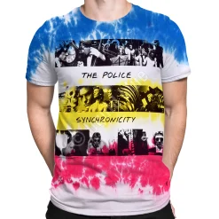 Sale Synchronicity Tie-Dye T-Shirt T-Shirt | The Police
